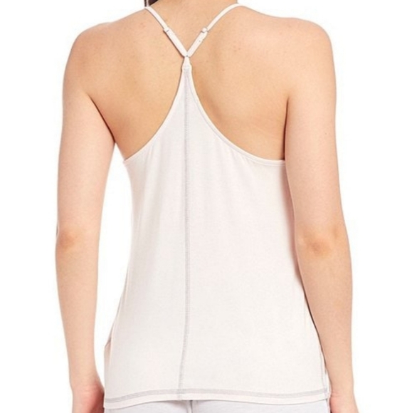 Nwt Splendid Solid Jersey Knit Racer Back Soft Rayon Sleep Tank Pink Marshmallow - Picture 9 of 9